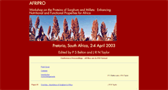 Desktop Screenshot of afripro.org.uk