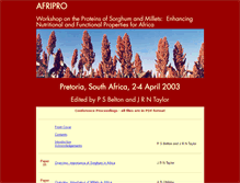 Tablet Screenshot of afripro.org.uk